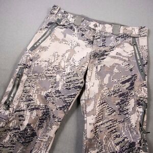 Sitka Gear Elevated II Camo Hunting Pants Men's Large 35x32 Cargo Zip Pockets